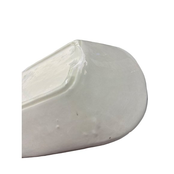 VIntage 1962 Los Angeles Potteries Brown and Cream French Bread Server Basket - Picture 9 of 9